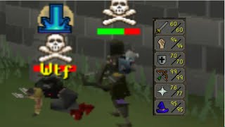 FULL KARILSAMULET OF THE DAMNED PK COMMENTARY  OSRS MED LEVEL RIGOUR ACCOUNT [upl. by Solahcin]