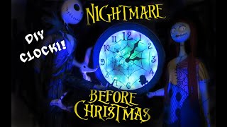 Nightmare Before Christmas quotInspiredquot Clock [upl. by Ueihtam640]