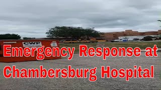 Chambersburg Pa Hospital Emergency Response on location CBURG LIVE is live [upl. by Jewel]