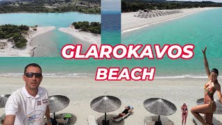 Nešto o plaži GLAROKAVOSPefkohoriHalkidiki hellasheavenspefkohorihalkidiki [upl. by Aynnat]