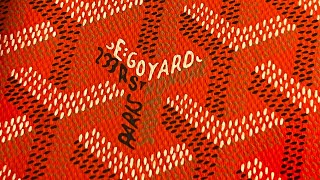 GOYARD Saint Roch wallet in orange [upl. by Atikihc]