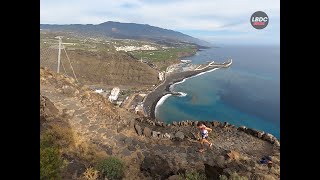 Subida Vertical Transvulcania 2024 Daniel Osanz rebasa a Óscar Basantes [upl. by Yknip28]