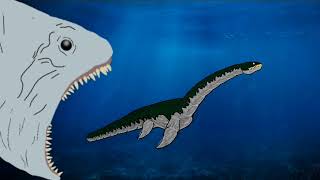 Bloop Eat Plesiosaur  DC2 Animation [upl. by Leirrad]