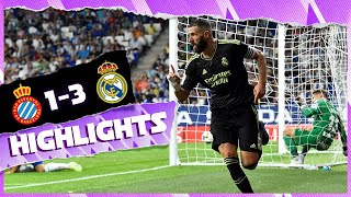 Espanyol 13 Real Madrid  HIGHLIGHTS  LaLiga 202223 [upl. by Bascomb]