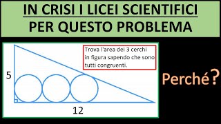 Le seconde liceo scientifico entrano in crisi per questo problema di geometria piana [upl. by Alis]