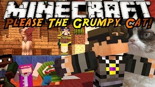 Minecraft MiniGame  PLEASE THE GRUMPY CAT 2 [upl. by Giacomo574]