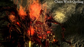 Dark Souls Remastered Chaos Witch Quelaag Boss Fight Sorcerer Class [upl. by Ailadi]