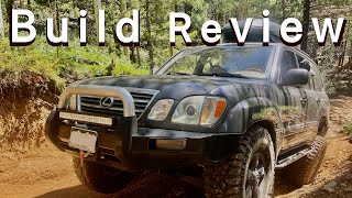 100series Toyota Landcruiser Lexus LX470 Off Road Build Review [upl. by Aknayirp132]