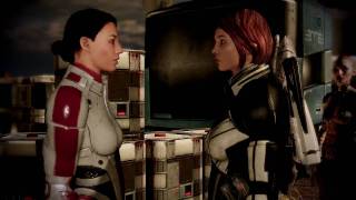 Mass Effect 2 Female Shepard and Ashley  Two Years Too Long [upl. by Schwing]