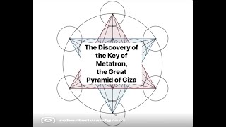 Metatrons Cube is the Design Key to Great Pyramid of Giza [upl. by Ladnik]