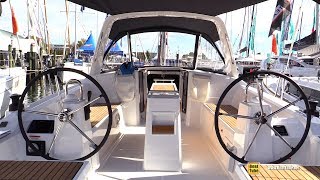 2017 Beneteau Oceanis 381 Yacht  Deck and Interior Walkaround  2017 Annapolis Sail Boat Show [upl. by Song]