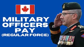 CANADIAN ARMED FORCES REGULAR OFFICERS BASIC PAY  2024 [upl. by Brass650]