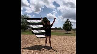 2024 TxState color guard tryout [upl. by Notsew]