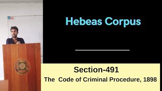 sec 491 of the Crpc  hebeas corpus by HCD [upl. by Natanoj217]