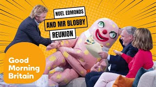 Good Morning Britain  Noel Edmonds and Mr Blobby Reunion 2024 4K [upl. by Geilich]