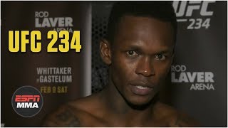 Israel Adesanya I want to be Anderson Silva’s final opponent  UFC 234  ESPN MMA [upl. by Stephannie]