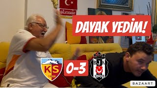 MÜMTAZREİSİ KIZDIRDIM DAYAK YEDİM😂 KAYSERİSPOR 03 BEŞİKTAŞ beşiktaş [upl. by Kcor]