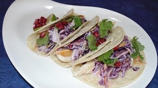 Tacos de pescado en tortilla de maíz Sí a la cocina Antioxidantes 23 [upl. by Kerrill174]