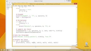 Rechenspiel Ergebnisse sammeln  Programmieren lernen mit Python [upl. by Fairfield]