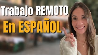 ✅ 10 páginas para de TRABAJOS REMOTOS  Trabajo Remoto En ESPAÑOL [upl. by Terti]