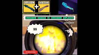 crossbow damage vs crossbow explosivecrossbow vs explosive pubgmobile pubgshort bgmishorts [upl. by Ameen717]