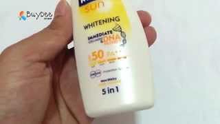 Nivea Sun Whitening Immediate Collagen amp DNA Protect SPF50 PA 125ml [upl. by Raynor]