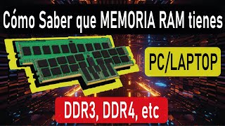 💻Cómo Saber que MEMORIA RAM tienes DDR3 o DDR4 Sin Programas✔️ [upl. by Reywas306]