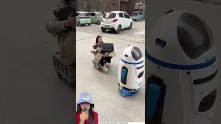 ROBOT BAIK JASA ANGKUT KOPER CEMILAN NAIK SAJA GRATIS ⁉️shorts funny dubbing [upl. by Naitsirk]