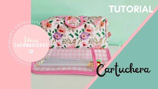 TUTORIAL  DIY Cómo hacer una CARTUCHERA con BOLSILLO  patrones GRATIS [upl. by Uta]