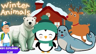 Winter Animals Song  Kids Song  Nursery Rhymes [upl. by Goren]