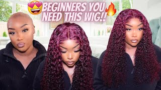 BEST 99j CLOSURE Wig  Easy Install  Minimum Lace No Plucking No Bleaching Needed x Incolorwig [upl. by Mok]