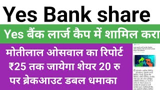 Yes Bank share letest news।Yes Bank share news Yes Bank share price newsvijayfastanalysis [upl. by Steep315]