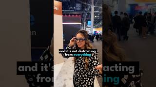 XanderGlasses  closed captioning glasses using augmentedreality tech katielinendoll ces [upl. by Lorou753]