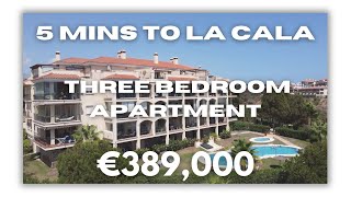 Three Bed Apartment For Sale in Mijas Costa 5mins to La Cala [upl. by Pauline]