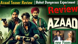 AZAAD Movie Teaser  Review  Ajay Devgan Aaman devgan Rasha Tandan [upl. by Akived934]