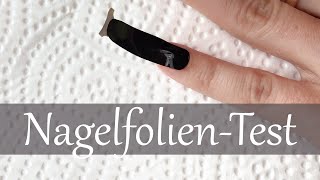 Nagelfolien im Test  Tipps zum Aufkleben und Review  seni Nageldesign [upl. by Zetnas]