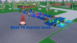 Factory Simulator  Best T5 Starter Base [upl. by Koal]