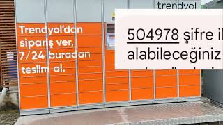 Trendyol Kargo Otomatı Nasıl Kullanılır  Kargo Otomatı Nasıl Seçilir  Trendyol GelAl Noktası [upl. by Laehplar]