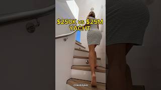 250K vs 25M YachtHome 🤔 😳🤯 yachtforsale boats yachttour superyacht [upl. by Riba]