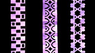 Notice board decoration ideas  Paper cutting design borders [upl. by Rivera192]