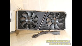 Nvidia RTX 3070 8GB Founders Edition  MSI Kombustor Furmark 6500MB Torture Test 45 minutes [upl. by Maurise]