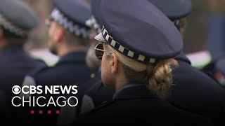 A sea of blue turns out for the funeral of fallen Chicago Police Officer Enrique Martinez [upl. by Bergquist]