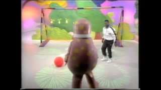 Mr Blobby Plays Football with Garth Crooks [upl. by Haynes]