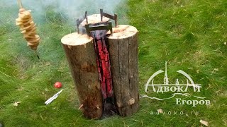 Swedish TorchStove Vertical Cooking My Bushcraft Recipes [upl. by Zavala]