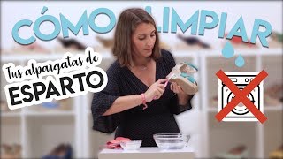 Cómo limpiar tus alpargatas de esparto para este verano  miMaO [upl. by Ojybbob]