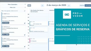 Agenda de serviços e Gráficos de reserva [upl. by Marthe796]