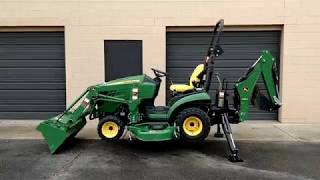 2015 John Deere 1025r Tractor Loader Backhoe [upl. by Gusella139]