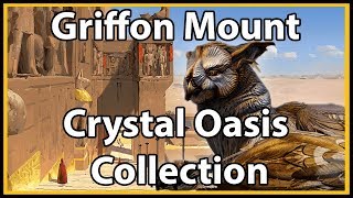 Guild Wars 2  Crystal Oasis Griffon Mount Collection [upl. by Verge105]