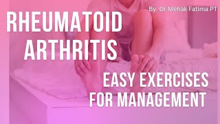 Rheumatoid ArthritisPain in fingers and footگنٹھیا Treatment of arthritis with exercise [upl. by Haswell]