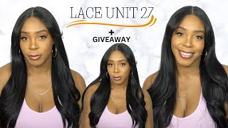 Sensationnel Synthetic Hair Dashly HD Lace Front Wig  LACE UNIT 27  GIVEAWAY WIGTYPESCOM [upl. by Drofnats]